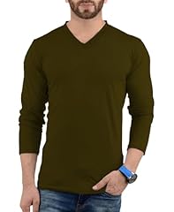 Mens Military Green Long Sleeves Shirt