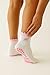 HM² 3 Pairs Cute Women’s Pilates Socks with Non-Slip Heart Grips – Ruffle Top, Ribbon Bow & Stretch Cotton Soft Breathable – Anti-Skid Yoga, Barre, Ballet, Dance, and Home Workout Socks