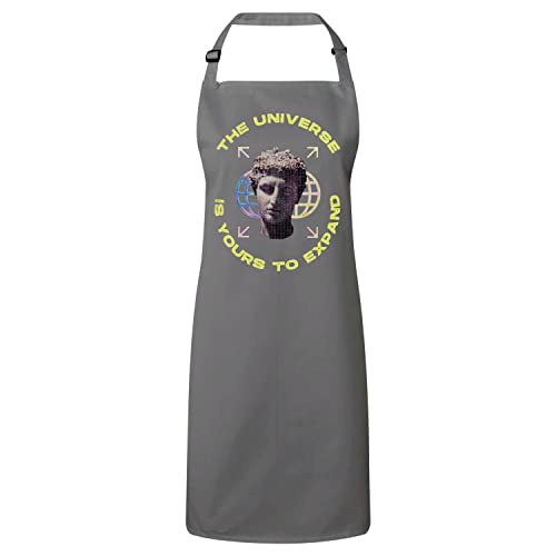 Tablier cuisine gris universe premium pour sublimer vos moments de partage