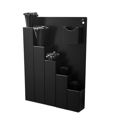 RIMLUFE Cable Zip Tie Storage Holder, Wall Mount Rack Organizers