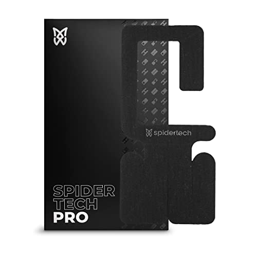 Spidertech Left Shoulder Pre-Cut Cotton Elastic Kinesiology Tape, Reduce Inflammation Easy to Use Long Lasting & Durable (Black)