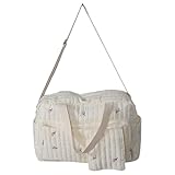 Amplia solución de almacenamiento: la bolsa para el hospital ofrece mucho espacio para guardar artículos esenciales de maternidad, la bolsa cambiador y todo lo necesario para viajes, pañales y otros artículos para mamá y bebé