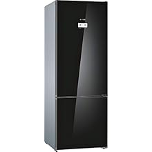 Bosch 559 L 2 Star Inverter Frost Free Double Door Refrigerator (Series 6 KGN56LB41I, Black, Bottom Freezer)