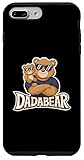 dadabear - orso padre figlia figlio custodia per iphone 7 plus/8 plus