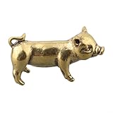 Aspect attrayant : le cochon en laiton dispose d'une finition soignée et d'un aspect attrayant, ce qui le rend visuellement attrayant.