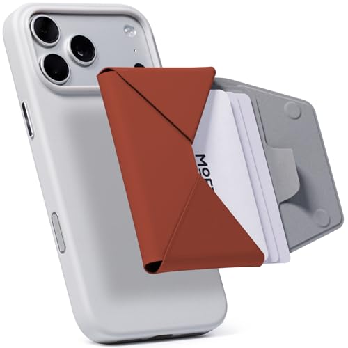 MOFT Cartera para Hombres y Mujeres, Delgado Tarjetero Magnético 8 Tarjetas con Diseño Pull to Access, Bloqueo RFID, MOVAS Veagn Cartera de Viaje Minimalista de Piel para Billetes y Monedas