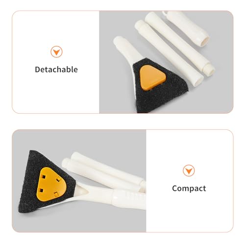 Image of AQUANEAT Fish Tank Cleaning Tools, Aquarium Brushes, Sponge Algae Brush with 18inch Long Firm Handle