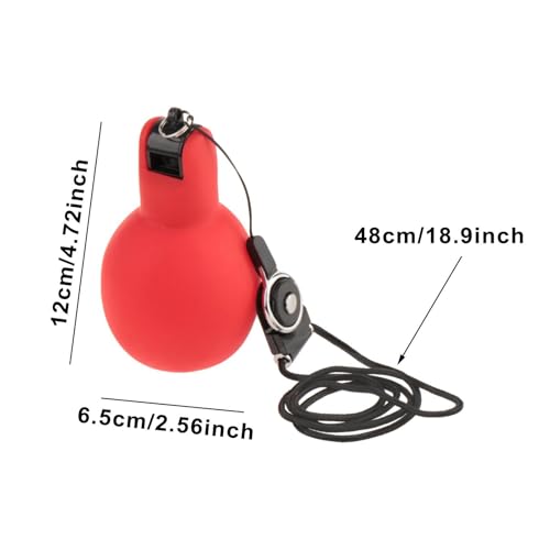 Silbato portátil de PVC con sonido fuerte y cordón miniatura 3