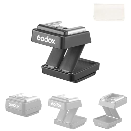Godox FS-R Single Contact Folding Hot Shoe Riser, HotShoe Extender Mount Adapter Compatible with iM30, iM20, iM22 for Flexible Flash Positioning