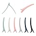 6pc Blow Dry Hair Clips Set - Heat Resistant Blowout Clips, Durable, No Crease Hair Clips For Blowdrying (ASSORTED COLORS)
