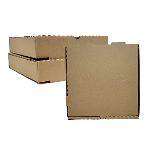 DHG PROFESSIONAL 50 Pack Corrugated Pizza Box - Kraft Cardboard (16" x 16")