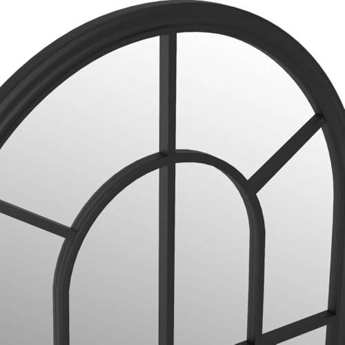 Miroir mural extérieur en fer pour agrandir un petit espace vert