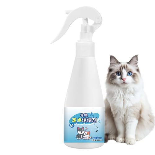 YNPQTDS Pipi Spray para la educación de perros – Spray de inodoro para perros, 200 ml, suave bloqueo y corrector para manchas de y eliminación de olores para alfombras interiores