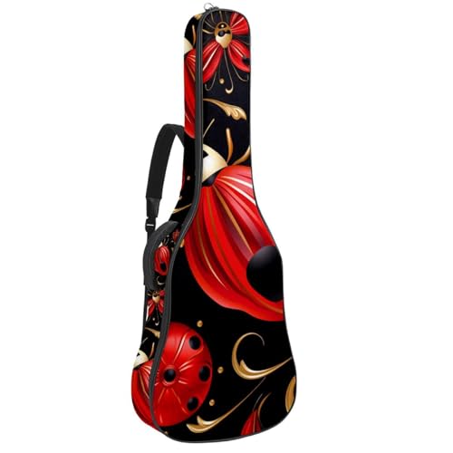 Étui pour guitare acoustique en tissu Oxford imperméable avec poches