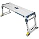 Werner 79023 Verstellbare Pro Arbeitsbühne Work & Access, Silber, Einheitsgröße