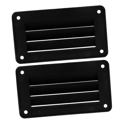 GRIRIW 2Pcs Louvered Air Vent for Boat and Rv Plastic Ventilation Grill with Enhanced Airflow Easy Installation Durable Design for Cabin Venting Needs