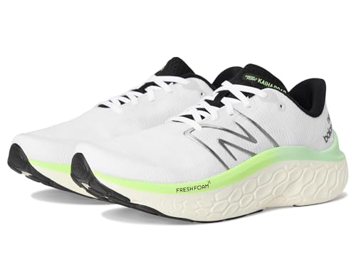 New Balance Tênis de corrida masculino Fresh Foam Kaiha Road, Branco/Mint Flash/Angorá, 39