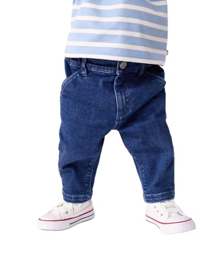 Pantalon bébé en denim vêtement de jour classic Petit Bateau