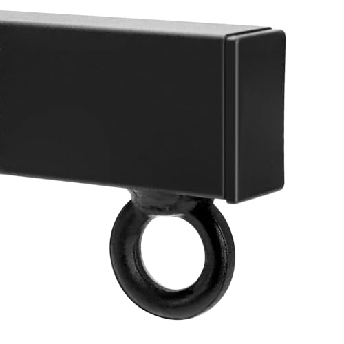 QWORK® Boxsackhalterung Wandhalterung inkl. Befestigungsschrauben - Solider Stahl - 60cm -Tragkraft 150 kg