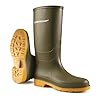 DUNLOP Dull Unisex Full Knee Waterproof Rain Boots Chemical Resistant PVC Wellies for Outdoor and Gardening, Traditional Green/Crepe, EU42, UK8 #1