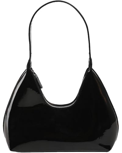 Burgundy Purse Vintage Shoulder Bag Unique Tote Purses for Women Fashion Hobo Hand Bag Womens Crescent Slouchy Bags