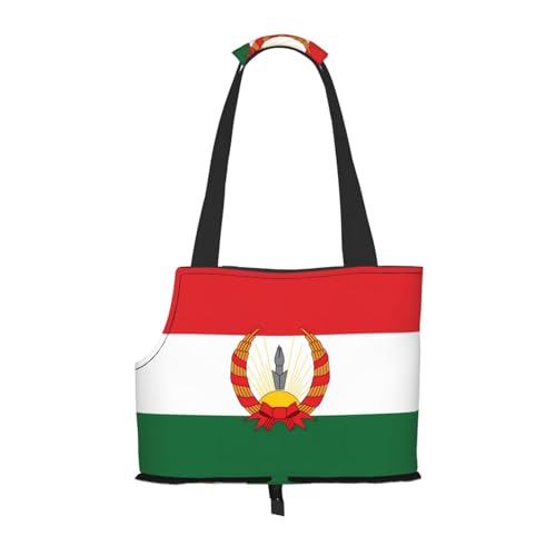 Flag of Mahabad Pet Tote Bag - Waterproof and Wear-Resistant Portable Shoulder Bag for Small Dogs and Puppies