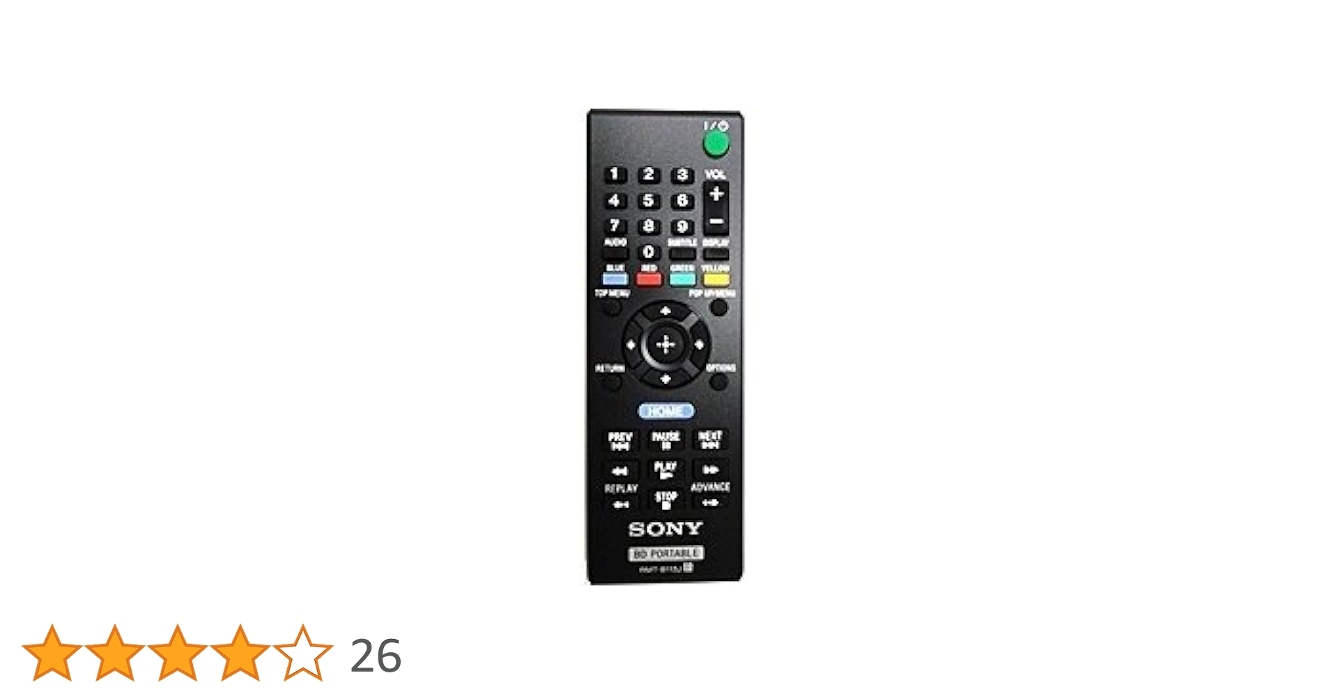 SONY ポータブルブルーレイプレーヤー BDP-SX910(リモコン使用不可) Amazon | ALLIMITY 代替リモコン FITS FOR Sony Blu-Ray Disc