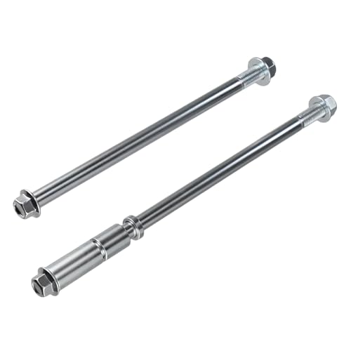 FUWTLP 12mm 270mm Mini Bike Rear Axle + 225mm Front