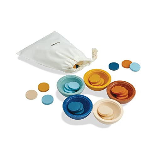 PlanToys Gobelets Trier & Count Orchard jeu de table calme pour l'après-midi