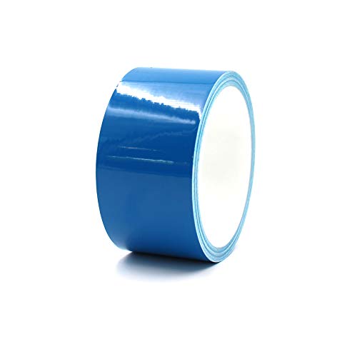 Finest Folia Bandes adhesives décoratives pour auto voiture moto bateau modélisme nombreux coloris longueur 10m ruban adhésif (Bleu trafic, 50mm)