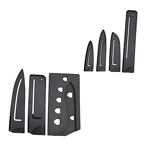 BRIGHTFUFU Tool Storage Cover 7-piece Plastic Cutter Covers Abrasion-resistant and Safe for Kitchen Random Style