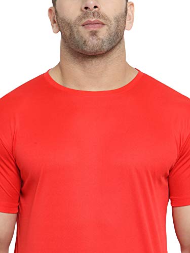 Image of AWG ALL WEATHER GEAR Men's Round Neck Half Sleeves, Lightweight Quick Dry Regular Dry Fit Sports T-shirt