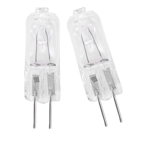 JZLBBC G4 Lámpara halógena 220V 50W Cápsula Bombilla de luz clara G4 220V 10W 20W 35W Bombilla halógena de vidrio regulable blanco cálido 1PC 50W