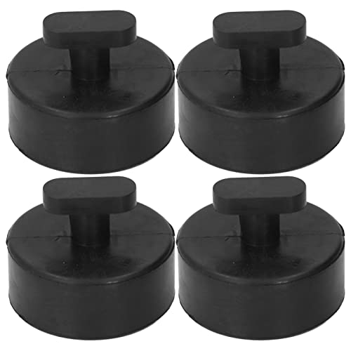 Floor Jack Pads, Car Lift Jacks Adapter Rubber Pucks,4PCS Jack Pad Anti Bending Sturdy Rubber Floor Heavy Duty Jack Lifting Pad - Designed for All Car Models, Ensures Safe and Secure Vehicle Lifting