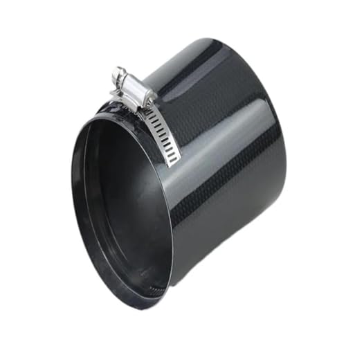 Embout de silencieux d'échappement carbone 76mm anti-jaunissement pour votre auto