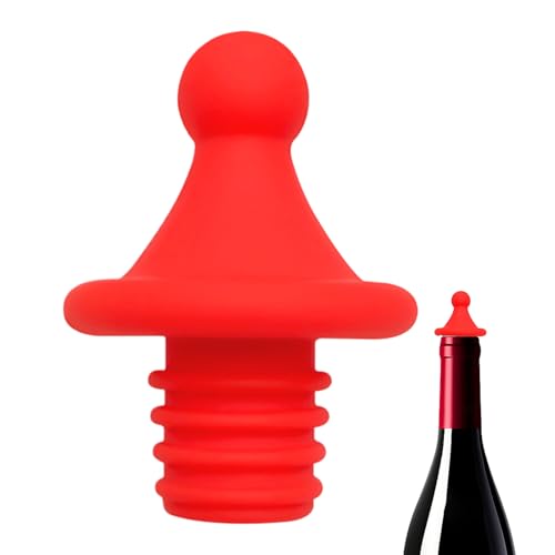 Tapón de silicona para botellas de vino, cierre para botellas de bebidas, conservación hermética de frescura para interior y exterior, fiesta familiar