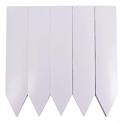 Lot de 1000 étiquettes de plantes de type T, étiquettes de plantes de jardin, étiquettes de jardin en plastique imperméables pour plantes de jardin, herbes, légumes, fleurs en pot (5 x 1 cm)