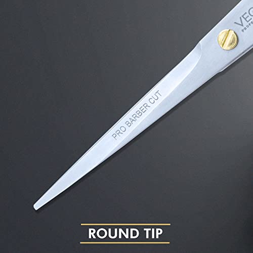 Image of VEGA PROFESSIONAL Pro Barber Cut 6.5 Inch Hair Cutting Scissor | Academy Line Stainless Steel Professional Hairdressing Scissors for Salon, Barber & Home Use | Sharp Smooth Blades (VPVSC-32)