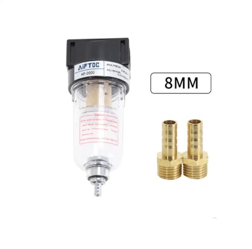 Separador de aceite y agua AF2000 de 1/4" para componentes neumáticos de compresor 2