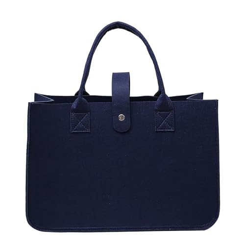 XUEHOU Bolsa de la compra de fieltro, pequeña bolsa de la compra, plegable, de fieltro, bolsa de la compra, bolsa de la compra, bolso de fieltro, bolso de la compra, bolso de la compra, bonito bolso