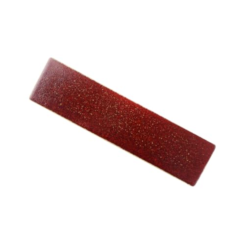 Plato rectangular de cerámica para sushi rojo miniatura 1