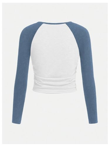 Image of SOLY HUX Girl's Long Sleeve T Shirts Cute Graphic Tees Casual Teen Tops Preppy Back to School Clothes