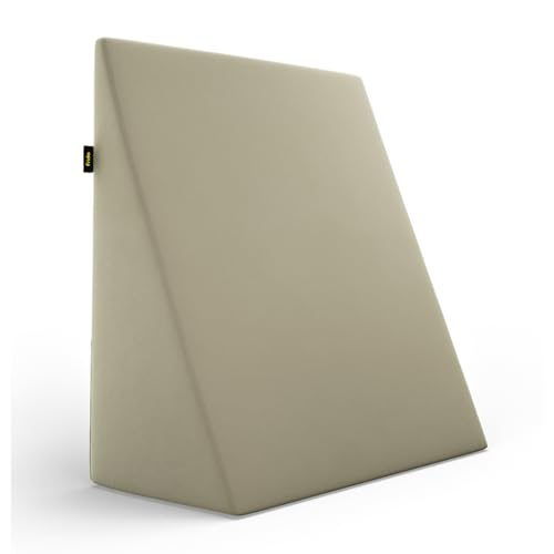 Image of Frido Wedge Plus Cushion for Sleeping & Acid Reflux Relief | Memory Foam Pillow | High Resillience Foam | Orthopedic Wedge Cushion for Leg Elevator | Pregnancy | GERD | Sage Green- Pack of 1