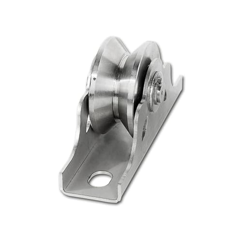 LHX 304 Stainless Steel Pulley V-Type Track Wheel U-Shaped Wire Rope Lifting Pulley Sliding Door Guide Wheel