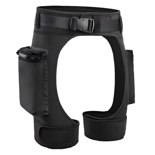 Tressify 2Mm Men's Neoprene Diving Shorts with Pockets, Adjustable, Black, Wetsuit for Snorkeling Free Diving