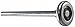 Door Roller, 9 in., Dia. 2 in., PK4