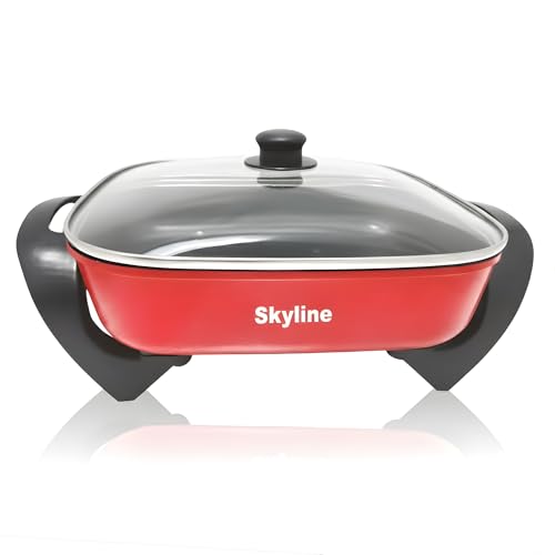 Image of Skyline 1500W Electric Fry Pan, Non-Stick Surface, Adjustable Temperature Control
