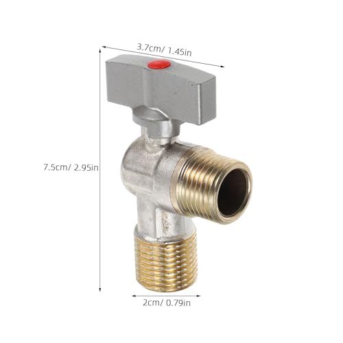 Válvula de bola de cobre de alta seguridad e interruptor triangular para calentador de agua 3