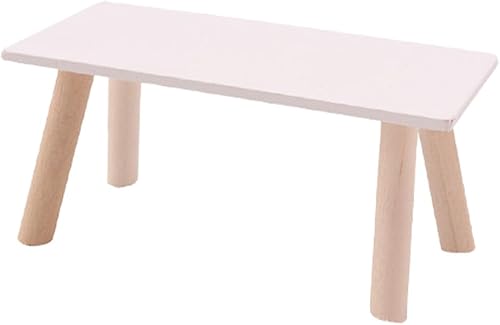 EXCEART Mesa auxiliar en miniatura Mesa auxiliar Mesa de servicio al aire libre Decoración de casa para casa de muñecas Diseño de casa Decoración