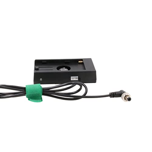 Placa NP-F970 a cable CC de 12 V HangTon para monitores Atomos Shogun y Ninja V 4